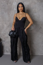Fierce Black Pants Set