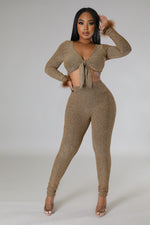 Golden Pants Set