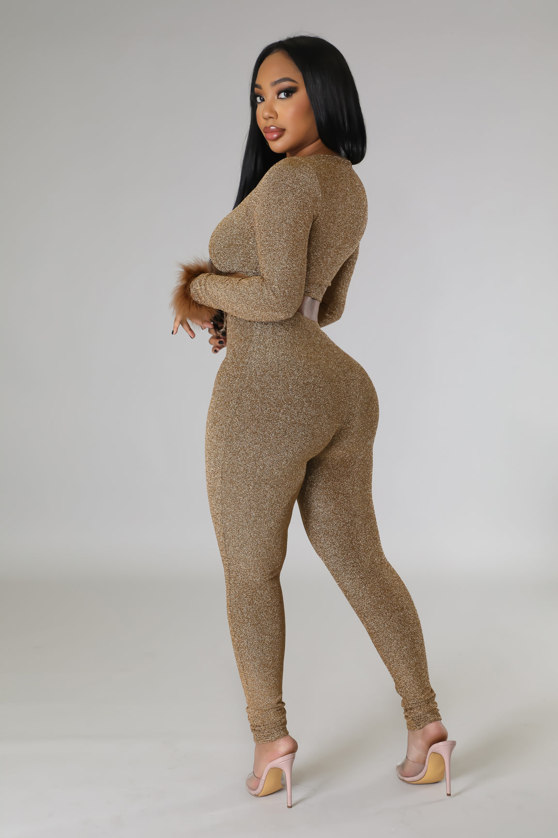 Golden Pants Set