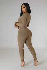 Golden Pants Set
