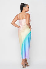 Colorful Slip Dress