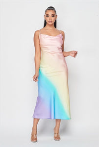 Colorful Slip Dress